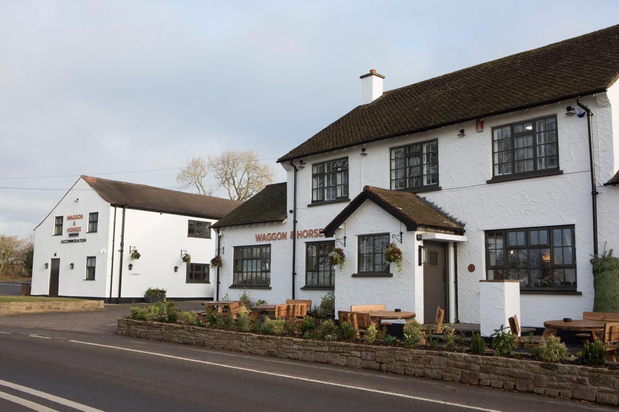ホテル Waggon And Horses, Eaton, Congleton Eaton  エクステリア 写真